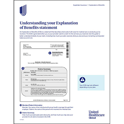 Thumbnail image of Understanding your EOB document